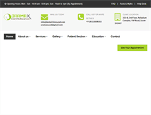 Tablet Screenshot of dentalclinicsurat.com